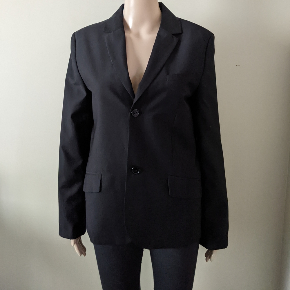 H&M Black Blazer Professional Suit, Women's 14
